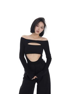 Step into the spotlight with an edgy twist in this Skinny Long Sleeve Multi Cut-Out Bodysuit Top.
Crafted for the daring and confident, this bodysuit boasts a close-fitted silhouette with sophisticated street style appeal. The multi cut-out design adds intrigue to the stretchy, high-quality combed cotton blend, providing both comfort and durability. Its conventional thickness ensures a sleek look without compromising on the easiness of movement.
Pair this versatile must-have with high-waisted tr