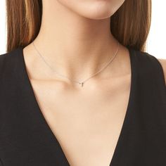 This delicate CZ pav�é letter T initial necklace is perfect for every day. Adorable initial necklace featuring in silver and 18k gold finish with CZ stone. Simple, delicate and elegance, perfect to match your outfit for everyday wear or for a special event. Dainty, simple, elegant and sweet design made to keep your loved one near your heart. The perfect gift to celebrate birthday, anniversary, valentine's, Christmas or more.More Details:- Carefully Handmade- Sterling Silver (925)- Cubic Zirconia T Necklace Letter, Letter T Necklace, T Initial Necklace, T Necklace, T Initial, Outfit For Everyday, Letter Necklace Silver, Initial Necklace Silver, Celebrate Birthday