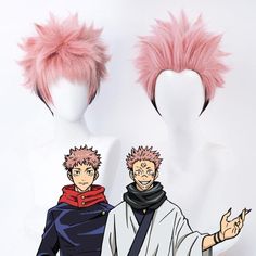 Jujutsu Kaisen King of Curses Yuuji Itadori Sukuna Ryoumen Cosplay Wig is only $15,shipping all over the world. Sukuna Cosplay, Yuji Sukuna, Catsuit Costume, Red Kimono, Itadori Yuji, Wig Party, Sailor Moon Wallpaper, Yuji Itadori, 25 June