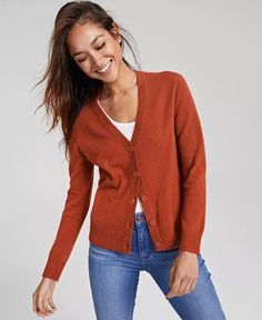 Charter Club - Women's 100% Cashmere Boyfriend Cardigan Macys Womens Tops, Petite Sweaters, Boyfriend Cardigan, Womens Cashmere, Cashmere Cardigan, Charter Club, Petite Outfits, Donna Karan, Sweater Accessories