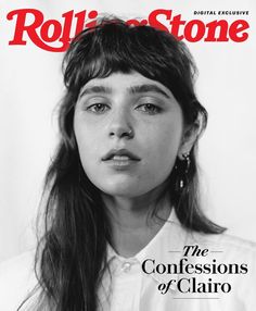 the cover of rolling stone magazine featuring a young woman with long hair and large hoop earrings