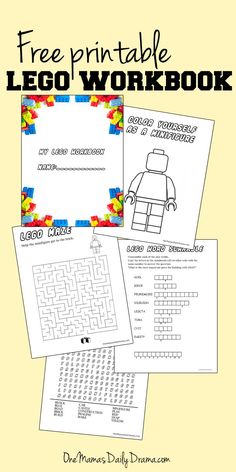 free printable lego workbook for kids