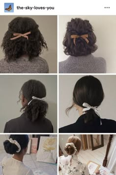 Ribbon Natural Hair, Modest Hairstyle, Coquette Hairstyles, 4c Hair Care, Hair 4c, Girls Natural Hairstyles, Pelo Afro, Peinados Fáciles Para Cabello Corto, Natural Hair Styles Easy