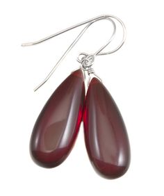 Ruby Red Earrings Smooth Long Simulated Ruby Teardrop Drop Dangle Sterling Silver or 14k Solid Gold or Filled Classic Simple Rich Red 1.6 In Red Polished Earrings For Gift, Classic Teardrop Earrings With French Hook For Gift, Classic Oval Teardrop Earrings As Gift, Classic Oval Teardrop Earrings For Gift, Classic Drop Earrings With Polished Finish For Gift, Classic Drop Jewelry With French Hook, Classic Long Drop Teardrop Earrings As Gift, Classic Long Drop Teardrop Earrings For Gift, Classic Dangle Drop Earrings As Gift