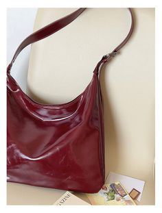 2024 new style. Simple leather tote bag. Material: High Quality PU Leather Size: 9.4"H x 13.7"W x 3.1"D Designer Style ID: 8764 Leather Tote Bag with Shoulder Strap and Inner Pouch Trendy Burgundy Shoulder Bag With Large Capacity, Burgundy Shoulder Bag For Shopping, Large Capacity Burgundy Satchel For Shopping, Burgundy Large Capacity Bag For Shopping, Trendy Burgundy Tote Shoulder Bag, Burgundy Shoulder Bag For Errands, Fall Shopping Rectangular Baguette Bag, Burgundy Handheld Shoulder Bag For Shopping, Fall Shopping Baguette Bag