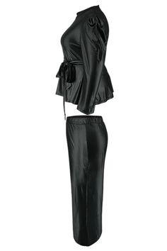 Introducing our Plus Size PU Belted Top Zip-Up Pant Set, designed for our customers who value both fashion and comfort. Made with high-quality PU material, this set offers a sleek and stylish look, while the included belt provides a flattering silhouette. The zip-up pant allows for easy wear and adds an element of functionality to this must-have set. Upgrade your wardrobe with this versatile and on-trend ensemble. Decoration Zip Up , Belted Length Floor-Length Style Casual Fabric Type PU Materia Black Jumpsuit Dress, Belted Top, Autumn Fabric, Belt Top, Top Pants Set, Curvy Dress, Matching Pants, Collar Pattern, Crop Top Sweater