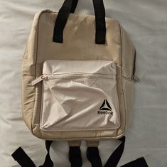 Brand New Without Tags Reebok Book Backpack Sporty Pink Backpack For Streetwear, Cream Backpack, Womens Reebok, Bagpack, Bag Lady, Backpacks, Brand New, Cream, Tags