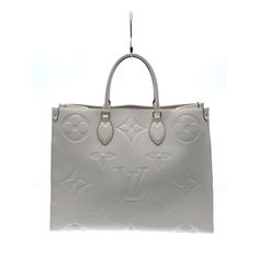 Louis Vuitton Tote Bag Gm Gray Handle: 36 / Depth: 17 / Height: 32 / Width: 41 Louis Vuitton Onthego Tote, Louis Vuitton Onthego, Louis Vuitton Tote Bag, Louis Vuitton Tote, Louis Vuitton Totes, Bags Louis Vuitton, Louis Vuitton Bags, Gray Color, Bag Lady