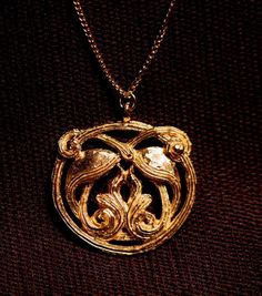 "Medieval Norman floral design reproduced from a Romanesque church. Bronze pendant to wear on your own favorite chain or cord. 1-3/4\" (4.4 cm)" Bronze Pendant, Fantasy Clothing, Cord Necklace, Beautiful Jewelry, Etsy Accessories, Floral Design, Accessory Gift, Gold Necklace, Gift Card