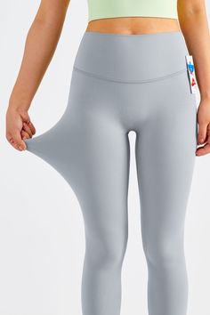 Color_Rhino Grey Gray Compression Elastane Leggings, Breathable Stretch Gray Bottoms, Gray Compression Leggings, Gray Stretch Breathable Bottoms, Gray Full Length Micro-elastic Yoga Pants, Breathable Leggings For Yoga, Full Length Leggings With Micro-elastic Wide Waistband, Breathable High Stretch Gray Bottoms, Trendy High Stretch Full Length Leggings