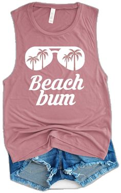 Beach Letter Print Tank Top, Sleeveless Letter Print Tank Top For Beach, Pink Letter Print Tank Top For Summer, Summer Pink Tank Top With Letter Print, Beach Sleeveless Tank Top With Letter Print, Fun Sleeveless Beach Tops, Trendy Sleeveless Tank Top For Vacation, Fun Sleeveless Tops For Beach, Pink Tank Top For Vacation