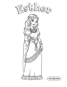 the princess from disney's animated movie, esheter is shown in this coloring page