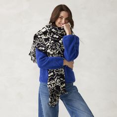 Embrace warmth and style with this luxurious blanket wrap scarf. Designed for ultimate comfort, this versatile accessory wraps you in softness, making it the perfect companion for chilly days. Whether draped over your shoulders or bundled around your neck, its generous size and sophisticated design add a touch of effortless elegance to any outfit. Perfect for travel, layering, or simply staying cozy, this blanket wrap scarf is a must-have for your cold-weather wardrobe. Vera Bradley Blanket Wrap Vera Bradley Blanket, Moonless Night, Fleece Patterns, Checked Luggage, Backpack Lunch Bag, Duffel Bag Backpack, Belt Purse, Wrap Scarf, Blanket Wrap