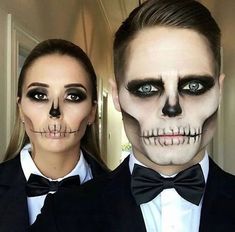 Horror Smink, Makijaż Sugar Skull, Skeleton Face Paint, Makeup Zombie, Creative Halloween Makeup, Makeup Clown, Angel Halloween Costumes, Halloweenský Makeup, Make Up Foundation