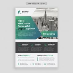 the landing page for an email marketing company, which is designed to look like a citysca