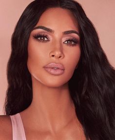 Kim Kardashian Makeup Looks, Nude Makeup Looks, Kim Makeup, Estilo Kim Kardashian, Kim Kardashian Kylie Jenner, Looks Kylie Jenner