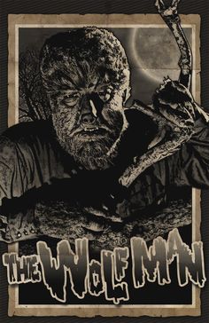 the walking dead poster is shown in black and white, with an image of a man holding