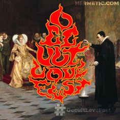 an image of a painting with people around it that has been altered to look like flame