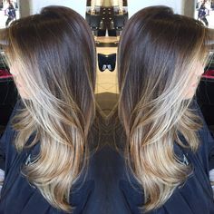 Ombre Hair Blonde, Hair Color Techniques, Brown Blonde Hair, Ombre Hair Color, Hair Color Balayage, Blonde Balayage, Brunette Hair, Blonde Hair Color, Ombre Hair