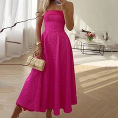 Elegant Dresses - Elegant Sparkle Strapless Gown Dress for Formal Evenings Strapless Tube Dress, Dirndl Outfit, Bandeau Tops, Evening Gown Dresses, Strapless Gown, Mini Robes, Night Out Dress, Necklines For Dresses, Summer Dresses For Women