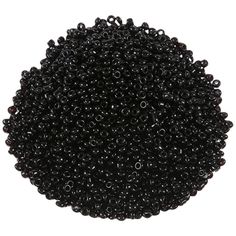 Create custom accessories using Black Opaque Glass Seed Beads! These small, round beads offer a uniform black finish and are perfect for a wide range of projects. Pair them with wire, thread, and more to add delightful color and texture to your craft! Dimensions: 	 Size: 12/0 Package contains 85 grams of seed beads. Handmade Black Beads For Crafting, Bugle Beads, Glass Seed Beads, Custom Accessories, Round Beads, Seed Beads, Beaded Jewelry, Seeds, Thread