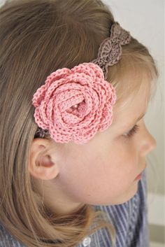 PATTERN Crochet rose headband crochet pattern pdf | Etsy Rose Flower Crochet, Crochet Baby Headband Pattern, Easy Crochet Headbands, Bandeau Au Crochet, Beau Crochet, Baby Headbands Crochet, Crochet Headbands, Rose Headband