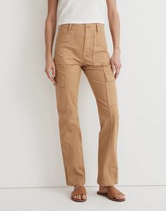 The Garment-Dyed '90s Straight Cargo Pant Herringbone Fabric, Trouser Pants Women, Cargo Pant, Madewell Denim, High Waisted Pants, Herringbone, Madewell, Pant Jumpsuit