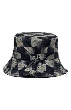 Baby will be ready for sunny days in this versatile bucket hat featuring built-in sun protection and a removable chin strap. Removable hook-and-loop chin strap Ages 6–18 months UPF 50+ sun protection 100% nylon Spot clean Imported Adjustable Summer Bucket Hat With Brim, Black Bucket Hat With Uv Protection For Travel, Black Bucket Hat With Upf 50+ For Vacation, Adjustable Fit Bucket Hat With Uv Protection, Black Bucket Hat With Uv Protection For Vacation, Black Summer Bucket Hat With Uv Protection, Black Bucket Hat For Spring Travel, Adjustable Fit Brimmed Bucket Hat With Uv Protection, Adjustable Black Bucket Hat For Vacation