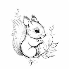 Squirrel Tattoo Flash Pack