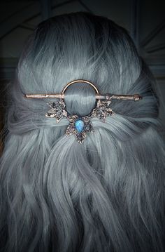 Moonstone Copper hair pin. This is my original design handmade by me only.  Comes beautifully wrapped with cleaning cloth and instructions. Snake Hair, Copper Dragon, Copper Leaf, Copper Hair, Handmade Copper, Hair Sticks, Love Hair, Hair Pin, Cleaning Cloth