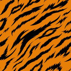 an orange and black tiger print background