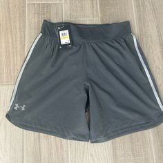 Ua Men’s Speedpocket Short 7” Size M Nwt Gray Athletic Shorts With Pockets For Sports, Sporty Gray Athletic Shorts With Pockets, Gray Athletic Shorts With Pockets For Training, Sporty Under Armour Shorts With Pockets, Under Armour Activewear With Pockets For Workout, Under Armour Sports Activewear With Pockets, Under Armour Activewear With Pockets For Sports, Under Armour Shorts, Shorts Athletic