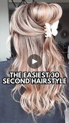 21K views · 2.6K reactions | Save this easy claw clip hairstyle! Need hair help? ⬇️

Hi I’m Mandi, your virtual hair bestie.👯‍♀️ I’m here to help you easily style, grow and transform your hair with clean products and simple routines. 

Drop HAIR GOALS below for a 🆓 custom hair consult where I’ll provide you with a personalized hair care regimen & routine specific to your hair type, needs and goals so that you can get your best hair possible & love your hair again! ✨ 

Hugs + Happy Hair 🥂

#easyhairstyles #easyhairstyle #hairtutorials #hairtutorial #clawclip #clawcliphairstyle #halfuphalfdownhairstyle #halfuphalfdown #bohohair | Easy Hair Tutorials | Hairstyles | Hair Growth