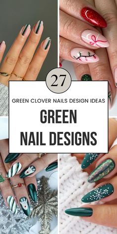 Explore 27 unique green nail designs perfect for any occasion! Whether you love gel, acrylic, or French almond nails, this collection blends cute and masc styles for a fresh twist. Gold accents add a sophisticated touch to each look. From short nails to long designs, there’s something for everyone. Save this to your "Nail Inspiration" board for future ideas!