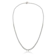 Meira T 7 carat Diamond Tennis Necklace Diamond Tennis Necklace, Tennis Necklace, Holiday Specials, Necklace Lengths, White Gold, Pendant Necklace, Pendant, Gold