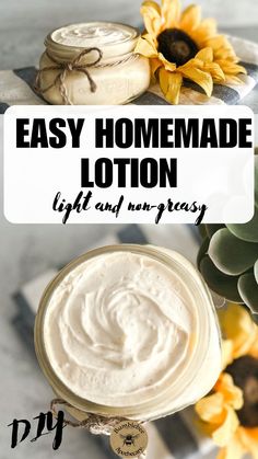 With this DIY lotion recipe, it’s super fun to make your own easy homemade lotion that is light and non greasy. When it comes to skincare, making it yourself is not only loads of fun, it also puts you in total control over the quality of ingredients you use. And you can keep it simple, safe, and totally natural. This DIY lotion recipe is very simple and pure and takes just a few ingredients. Hand Lotion Recipe, Body Lotion Recipes, Diy Hand Cream, Diy Body Lotion, Homemade Lotion Recipe, Homemade Body Lotion, Coconut Oil Lotion, Natural Body Lotion