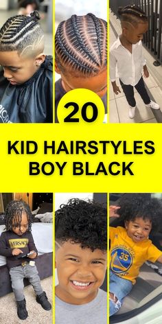 The best kid hairstyles boy black are here, highlighting braids and braided patterns. These hairstyles are a blend of tradition and modern style, providing a unique and eye-catching look for young boys. Kid Hairstyles Boy, Boys Braided Hairstyles Kid Hair, Mixed Boys Haircuts, Cornrows For Boys, Hairstyles Boy