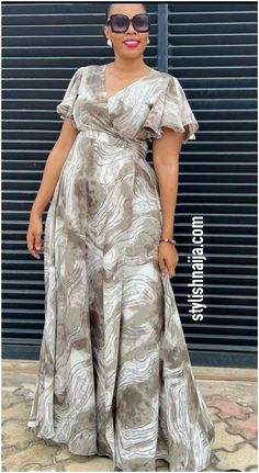 Plus Size Long Dress, V Neck Long Dress, Plus Size Long Dresses, Long Dress Plus Size, Long African Dresses, Elegant Maxi Dress, Dress Sleeve Styles, Classy Dress Outfits