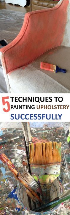 the top five techniques to painting upholstery successfully