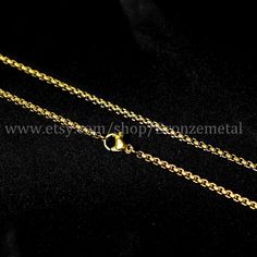 Rounded Box Chain Necklace for Men or Women, Stainless Steel Box Chain 2mm Gold Tone Tarnish Free Necklace Chain 1> Size 2mm 2.5mm 3mm > Length 18inch 20inch 22inch 24inch 2> Material: Stainless Steel hypoallergen, surgical free 3> Quantity: 10PCS For other length, just convo me for making. --'~;~'-'~;~'-'~;~'-'~;~'-- The matching glass and resin stickers sell separate in our store, pls visit below: https://www.etsy.com/shop/Bronzemetal?section_id=15986381&ref=shopsection_leftnav_2 Are you still Curb Chain Necklace With Round Pendant For Gift, Rectangular Curb Chain Necklaces For Gift, Curb Chain Necklace As Gift, Oval Link Stainless Steel Chain Necklace As Gift, Gift Stainless Steel Oval Link Chain Necklace, Stainless Steel Oval Link Chain Necklace As Gift, Rectangular Rolo Chain Necklace As A Gift, Rectangular Rolo Chain Necklace Gift, Box Chain Gold