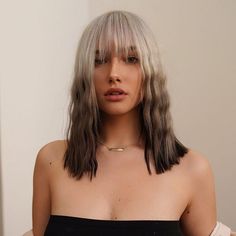 Reverse Ombre Hair, Winter Hair Color Trends, Peekaboo Hair Colors, Reverse Ombre, White Hair Color, Peekaboo Hair, Hot Hair Colors, Black Hair With Highlights, Dark Hair With Highlights