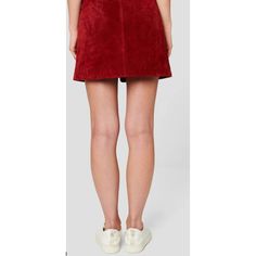 Add A Pop Of Color To Your Wardrobe With This Blanknyc Mini Skirt In Red-Orange Shade. The Skirt Is Made Of 100% Genuine Suede Leather And Features A Zipper Closure. It's Perfect For Any Occasion - From A Casual Day Out To A Party Or Wedding. The Skirt Sits Low And Has A Rise Of Short Length, Making It Ideal For A Hipster, Festival Or Biker Look. The Accents On The Skirt Include A Zipper, Which Adds A Touch Of Edginess To The Design. The Material Is Easy To Care For, But Requires Hand Washing On Chic Red Knee-length Mini Skirt, Casual Mini Skirt For Date Night, Casual Skort With Side Zipper, Trendy Red Knee-length Skirt, Red Knee-length Mini Skirt For Fall, Red Knee-length Bottoms For Night Out, Red Knee-length Mini Skirt, Trendy Red Flared Skirt Bottoms, Chic Red Skort For Fall