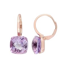 A captivating look is effortless when you pair these Stella Grace Rose de France amethyst earrings with your favorite outfits. A captivating look is effortless when you pair these Stella Grace Rose de France amethyst earrings with your favorite outfits.Click on this JEWELRY & WATCHES GUIDE to learn about fit, styles, materials and more! Metal: 14k rose gold Closures: leverback Packaging: boxed Finish: polished Length: 14 mmSTONE DETAILS Stone type: Rose de France amethyst Total weight: 9 3/4 ct. Lavender Fine Jewelry Earrings For Formal Occasions, Formal Lavender Fine Jewelry Earrings, Formal Lavender Earrings, Fine Jewelry Amethyst Earrings In Rose Gold, Lavender Gemstone Earrings, Grace Rose, Rose Gold Drop Earrings, Leverback Earrings, Amethyst Earrings