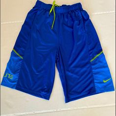 Boys Xl Nike Elite Dri-Fit Drawstring Waist Gym/Basketball Shorts (Longer Length As Shown In Pictures) Washed Before Son Tried On. Never Worn. Summer Blue Activewear For Sports Events, Casual Blue Basketball Shorts, Blue Athletic Shorts For Sports Events, Blue Go-dry Shorts For Sports Events, Blue Go-dry Bottoms For Sports Events, Casual Blue Basketball Athletic Shorts, Casual Blue Athletic Shorts For Basketball, Nike Blue Athletic Shorts For Sports Events, Nike Blue Shorts For Sports Events