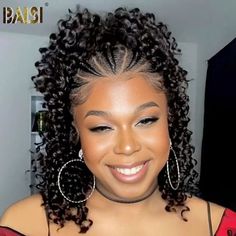 Short Bob Braids, Black Hair Updo Hairstyles, Quick Weave Hairstyles, Braided Cornrow Hairstyles, Braided Wigs, Twist Braid Hairstyles, Hair Twist Styles, Synthetic Lace Wigs