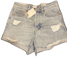 H&m High-waist Bottoms With Built-in Shorts, High Waist Bottoms With Built-in Shorts By H&m, H&m High Waist Bottoms With Built-in Shorts, H&m Summer Shorts, Summer Style H&m Short Bottoms, Blue Short Length H&m Bottoms, Blue Short Length Bottoms By H&m, Blue H&m Shorts, H&m Shorts With Pockets