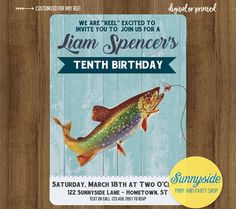 a flyer for a bridal shower featuring a rainbow fish