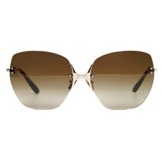 Shop PAPILLON 18K Gold Brown Sunglasses – L'Écurie Paris Gold Centerpieces, Brown Sunglasses, Pink Necklace, Butterfly Shape, Gold Sunglasses, French Design, Designer Sunglasses, Brown Gold, Accessories Design