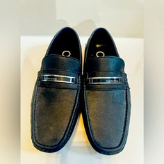 Ck Calvin Klein Loafers From Calvin Klein, Loafers, Plain Brand New Calvin Klein Men’s 10m Black Elegant Calvin Klein Loafers For Formal Occasions, Calvin Klein Formal Loafers With Round Toe, Calvin Klein Formal Round Toe Loafers, Calvin Klein Elegant Round Toe Loafers, Elegant Calvin Klein Formal Loafers, Classic Calvin Klein Leather Loafers, Classic Calvin Klein Slip-on Loafers, Calvin Klein Slip-on Leather Loafers, Luxury Slip-on Calf Leather Loafers