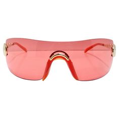 Check out this item from 1stdibs! Christian Dior Spring 2004 Galliano Red Mask Sunglasses: https://www.1stdibs.com/id-v_22289872 Modern Red Tinted Shield Sunglasses, Modern Red Shield Sunglasses With Gradient Lenses, Red Modern Shield Sunglasses With Uv Protection, Modern Red Shield Sunglasses With Uv Protection, Fashionable Pink Shield Sunglasses With Uv Protection, Elegant Pink Shield Sunglasses With Uv Protection, Red Rimless Sunglasses For Party, Modern Rimless Red Sunglasses, Modern Red Rimless Sunglasses